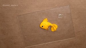 Мастер-класс: Брошь "Золотая рыбка" из полимерной глины FIMO/polymer clay tutorial