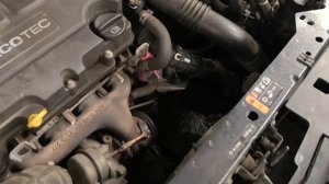 Opel Astra J GTC 1.4 turbo (a14net) без выхлопной системы