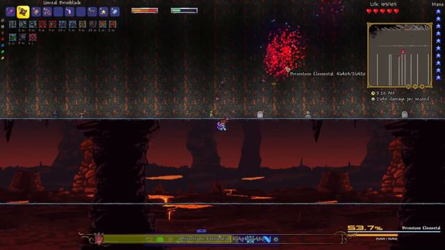 Terraria Calamity Mod | Deathmode nohit | 17. brimstone elemental (1.3.4.103) смотреть онлайн