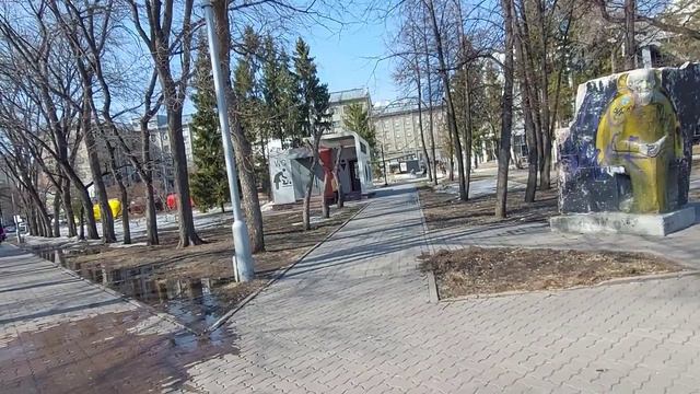 НОВОСИБИРСК/BLOG /ЦЕНТР ГОРОДА/ПРОГУЛКА ПЕШКОМ ПО  ПЕРВОМАЙСКОМУ СКВЕРУ/ НАКОНЕЦ-ТО ТЕПЛО/21.04.202