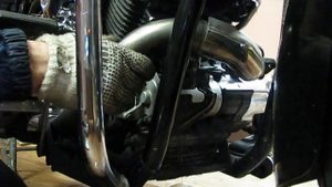 Замена масла на мотоцикле Yamaha Drag star 1100 часть№1