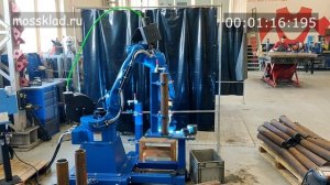 Сварочный робот - время сварки опор (без ускорения)