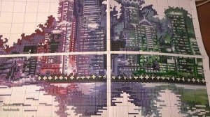 Обзор набора Н-16 Ночной Город от Сделай своими руками. Набор для вышивания крестиком.