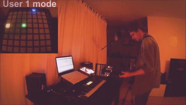 É lec tro teller - novation launchpad MK2 + novation launchkey 49 in Ableton live session смотреть онлайн