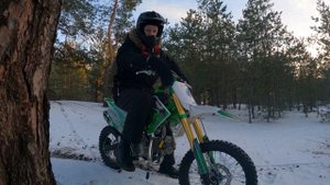Питбайк SSSR ATOM 125 теперь с электростартером!