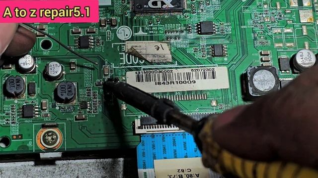 lg 24 inch led tv blue screen problem repair in hindi?#atozrepair5.1 #electronic #ledtvrepair