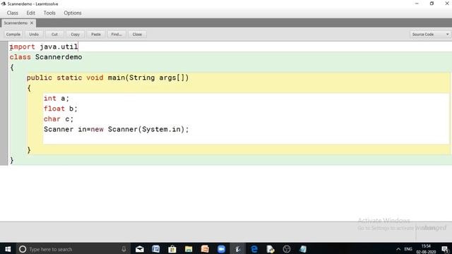 Java Scanner class смотреть онлайн