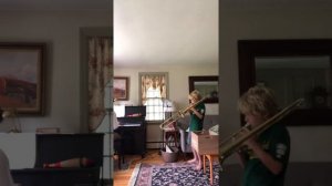 Trombone + piano duet (funny)