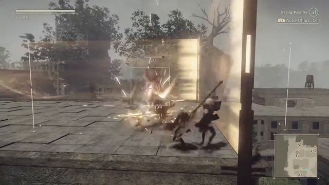 Auto-mode VS Father Servo - NieR:Automata смотреть онлайн