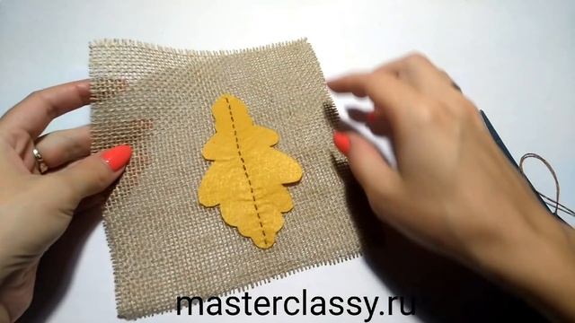 Осенние поделки для детского сада из природных материалов «Картина осени». Видео урок смотреть онлайн