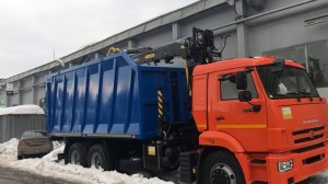 Ломовоз металловоз КАМАЗ 65115 с манипулятором ВЕЛМАШ VM10L74 грейфер ГЛ-1, надо брать!