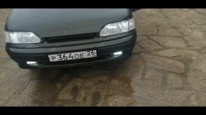 LED туманки на Ваз 2115
