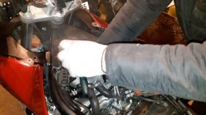 Suzuki GSF 650 S(GSX 650 F), замер компрессии,замена свечек зажигания,замена воздушного фильтра.