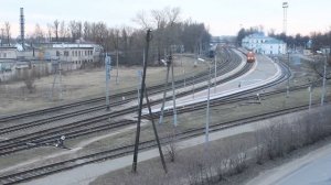 Сократили число вагонов, поезд № 10 Псков – Москва, снег 1 апреля