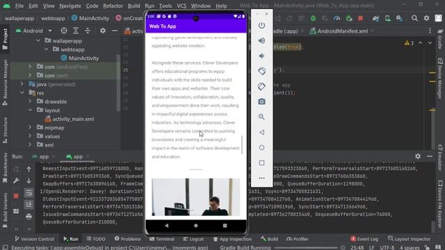 How to Convert a Website to an App using ChatGPT in Android Studio