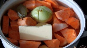 Пюре с картофелем и бататом