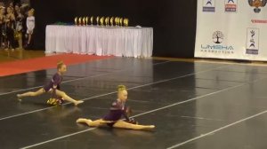 Cheerleading .Чир - фристайл - двойка дети-Елена Фионова, Наталья Кузнецова.