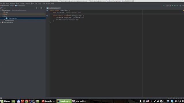 Урок по Java 21: Enums - перечесления