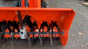 Трактор Кубота + Снегоотбрасыватель/шнекоротор