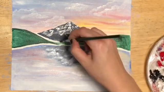 Mt Hood Speed Painting смотреть онлайн