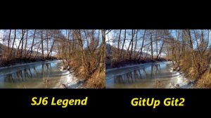 SJCam SJ6 Legend versus GitUp Git2 Gyro Image Stabilization Test