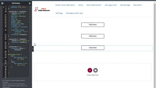 Custom animation button on WordPress website | CSS animation tutorial on WordPress
