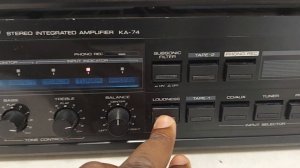 Kenwood tuner kt-54, Kenwood integrated amplifier ka-74