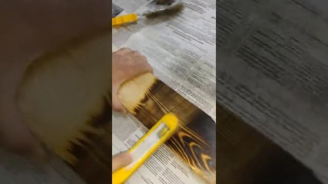Браширование старение древесины.