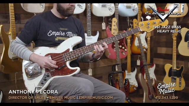 Fender Custom Shop 1961 Jazz Bass - EMPIRE MUSIC 2021 смотреть онлайн