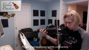 Violin Practice -  Day 77