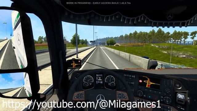 مرسيدس اكتروس (1.45_1.46) Mercedes Benz Actros MP5 2020 Euro Truck Simulator 2 смотреть онлайн