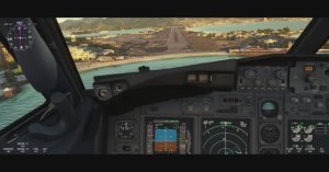 Microsoft Flight Simulator 2020. Посадка в аэропорту Принцессы Юлианы, Сен-Мартен.