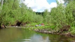 Видеоролик о пеше-водном походе по речке Камжела
