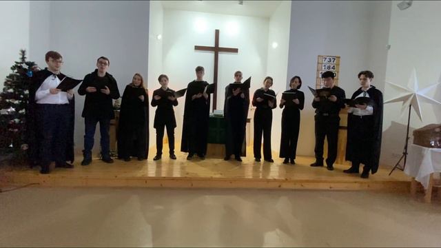 «God Rest Ye Merry, Gentlemen».Елена Басова, Владислав Осипов, студенты 1 курса УГК им.Мусоргского