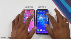 Vivo V9 Pro vs Huawei Nova 3 Speed Test & Camera Comparison | TechTag