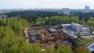 ЖК Утро на Репина, Ижевск. Видео с квадрокоптера, 03.06.2022