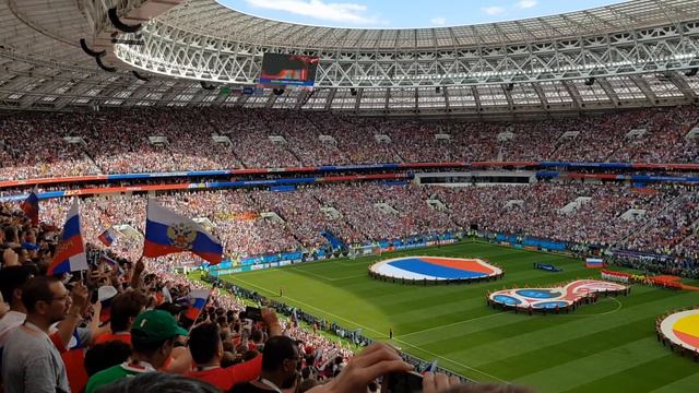 National Anthem Russia. Russia Vs Spain r16 Moscow. 1st July 2018 FIFA World Cup. смотреть онлайн