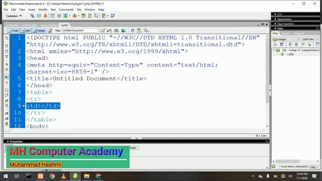 Login System using PHP with MYSQL Database with Source Code || Urdu and Hindi || Part 1/2 MHashmi