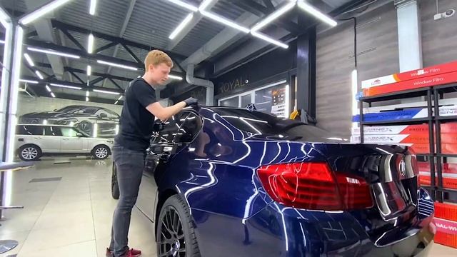 НОВАЯ ИЛИ СТАРАЯ BMW 5? Как из старого авто сделать новый! Как отполировать царапины! Ceramic PRO 9