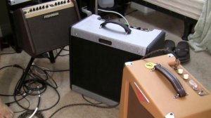 Ken compares  a Lone Wolf Harp Train 10 with a Fender Blues Junior lll and a Fishman Loud X Mini