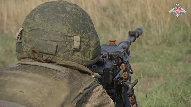 Занятия по боевой подготовке с добровольцами, призванными в рамках частичной мобилизации