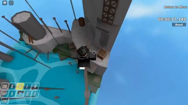Obby King Remastered - Medieval Stronghold Timer Delay Speedrun 40.598 WR