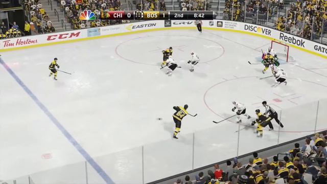 NHL 15 Gameplay Xbox One : Be a GM/Coach Regular Season Game 29 Blackhawks @ Bruins 1080p HD смотреть онлайн