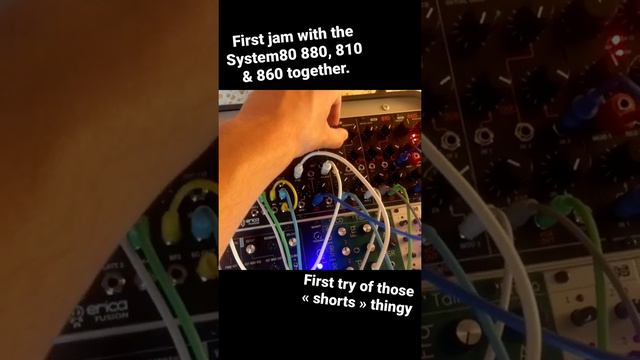 First « Short » jam ! Acid session with with the freshly received System80 eurorack modules !