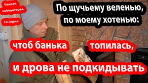 Баня с ОДНОЙ ЗАКЛАДКИ дров! Как правильно топить печь Феррингер.