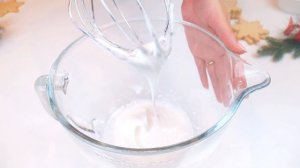 Новогоднее печенье в форме Снежинок ❄️❄️❄️ Рецепт Айсинга Пошаговое приготовление сахарной глазури