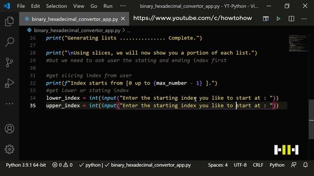 Beginners Python Programming | Binary Hexadecimal Convertor App | Project 13 | Python Tutorials