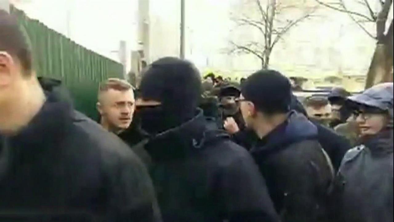Посольство РФ на Украине выступило с нотой протест...с погромом в Российском центре науки и культуры