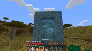 Minecraft How To Make A Portal To The Ice Age - Ice Age Dimension Showcase!!!