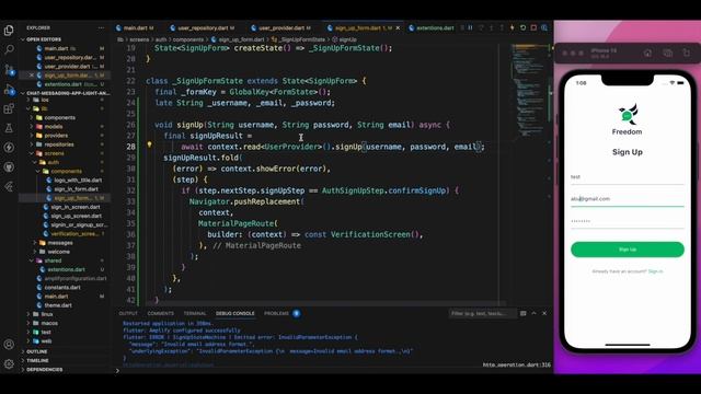 Build a Chat App with Flutter & Amplify - Part 1 смотреть онлайн